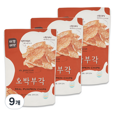 티각태각 호박부각, 60g, 9개