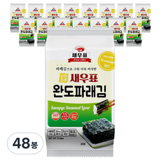 새우표 완도 파래 도시락김, 48개, 4g