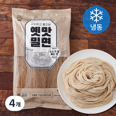 쿡탁 구수하고 쫄깃한 밀면 (냉동), 1kg, 4개
