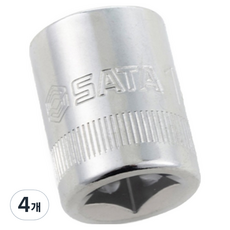 SATA 六角套筒 14mm 12309, 4個