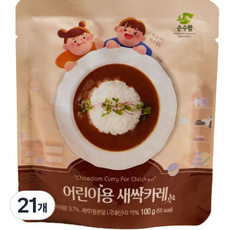 순수람 유아용 새싹카레, 100g, 21개