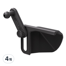 JUPAZIP EV3車用手機支架, 黑色, 4個