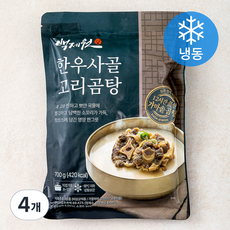 백제원 한우사골 꼬리곰탕 (냉동), 700g, 4개