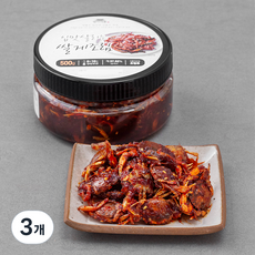 일미식품 입맛살리는 쌀게조림, 500g, 3개
