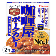 하우스 카리야 포크카레 약간 매운맛, 180g, 2개