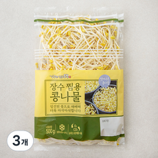 김구원선생 장수 찜용 콩나물, 500g, 3개