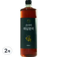 소다미 매실원액, 1000ml, 2개