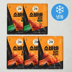 고메 소바바 치킨 양념 순살 375G 3P + 양념 봉 300g 2P (냉동), 1세트