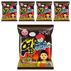 OTTOGI 不倒翁 捏碎點心麵 辛辣口味, 90g, 5包