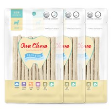 굿데이 원츄 강아지 스틱껌 68g, 우유맛, 3개 우유맛, 3개입