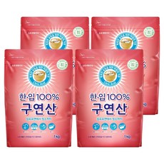 Lglife LG生活健康 Hanip 100%檸檬酸, 1kg, 4個