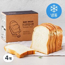 건강한 쌀 식빵 (냉동), 400g, 4개