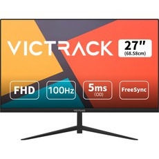 빅트랙 FHD 리얼 75Hz 프리싱크 평면 게이밍 모니터 블랙, 68.58cm, 27FM7501(무결점)