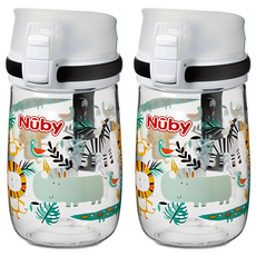 누비 정글 유아물병, 보태니컬화이트, 300ml, 2개 보태니컬화이트, 2개, 300ml