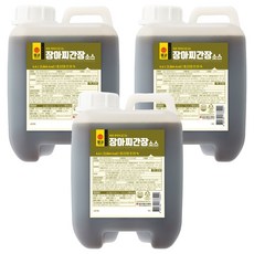 몽고식품 장아찌 간장 소스, 4.6L, 3개