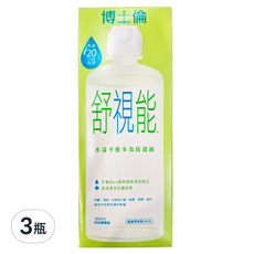 BAUSCH LOMB 博士倫 舒視能 水漾平衡多效保養液 300ml 3瓶裝, 3瓶