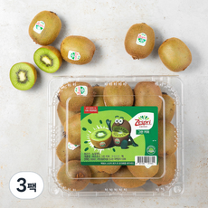 제스프리 그린키위 개별, M, 1.7kg(18입), 3팩