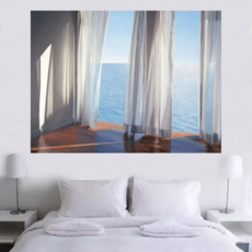 홈데코해룸 대형 패브릭 포스터, 26 한가로운 바다 풍경
