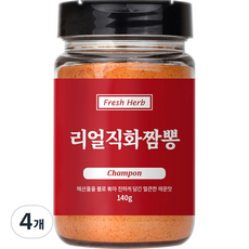 신선약초 리얼 직화 짬뽕 분말, 140g, 4개