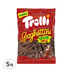 트롤리 스파게티니 사우어 콜라향 젤리, 100g, 5개