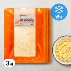 곰곰 냉동 다진마늘, 1kg, 3개