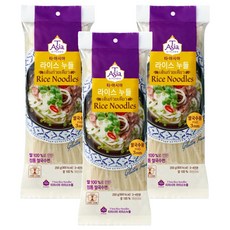 티아시아키친 라이스누들 쌀국수용 3mm, 250g, 3개 250g, 3개
