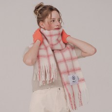 MICHIKOLONDON 塊格紋圍巾