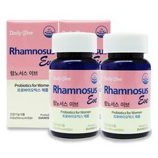 데일리원 람노서스 이브 유산균, 60정, 2개 2개, 33.6g