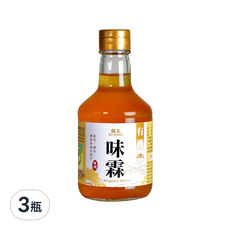 菇王 有機味霖, 300ml 蓬萊米釀製, 無添加防腐劑, 3瓶