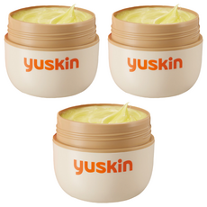 yuskin 悠斯晶 乳霜, 長效滋潤保濕, 含維他命B2, 120g, 3罐