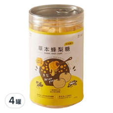 Love Nature Simple Life 依琦匠子 草本蜂梨糖, 潤喉護嗓，清涼甘甜，舒緩悶熱感, 500g, 4罐