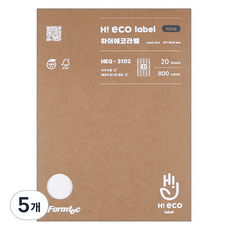 Formtec Hi Eco條碼用標籤紙 HEQ-3102, 40格, 100個