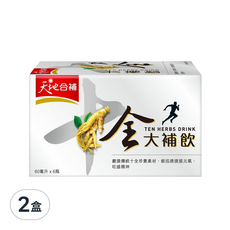 QUAKER 桂格 天地合補十全大補飲 6瓶, 360ml, 2盒