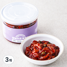 초록햇살 양념키조개젓갈, 250g, 3개
