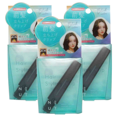 Beauty World 瀏海造型夾, 黑色, 3個