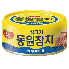 동원참치 살코기 인 워터, 100g, 1개