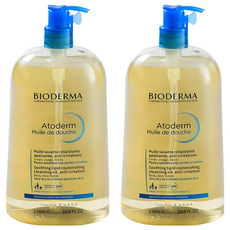 BIODERMA 舒益輕沐浴油, 1L, 2瓶