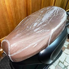 KYMCO 光陽 NewMany110 防水坐墊套, 黑皮隔熱款/全網隔熱款/0.28mm透明加厚款/0.2mm一般透明款, 透明, 1個