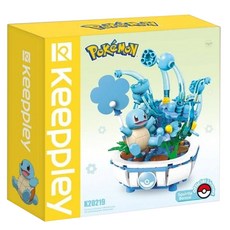 KEEPPLAY 奇妙積木 盆栽系列 Pokemon 寶可夢 積木 傑尼龜 Set, 1組