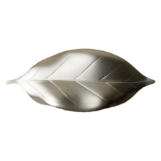 燕振興 葉型不鏽鋼筷架-山茶花葉(銀) 1入, 18-8不鏽鋼, 日本製造, 1個