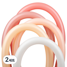 셈퍼텍스 요술풍선 5종 x 8p 세트 260s, 화이트, 트로피칼코랄, 파스텔메이트멜론, 로즈우드, 파스텔말리부피치, 2세트