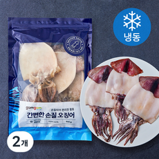 간편한 손질 오징어 (냉동), 2개, 500g 2개, 500g