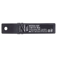 NT Cutter 超銳角30度美工刀片 BA15P 黑刃 10片, 1組
