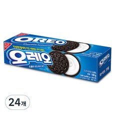 OREO 奧利奧 巧克力夾心餅乾 香草口味, 100g, 24個
