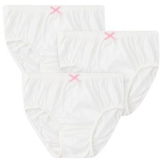 BASE ALPHA ESSENTIALS 女童款有機無螢光純棉三角內褲 3件