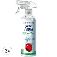 베지아쿠아 과일 야채 세정제, 475ml, 3개