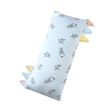 baa baa sheepz 抱抱羊 Bed-Time Buddy 安撫抱枕, 18 x 38公分 (中), 95% 嫘縈 (竹纖維) + 5% 彈性纖維, 藍色星星羊, 中(38 x 18cm)