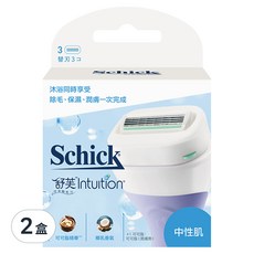 Schick 舒適牌 仕女除毛刀片 Set 3入, 含可可脂精華及椰乳香氣, 2盒