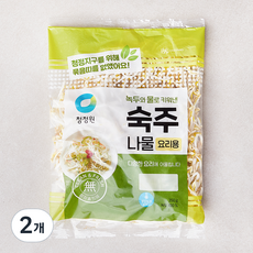 청정원 요리용 숙주나물, 350g, 2개