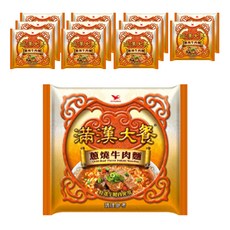 統一 滿漢大餐 蔥燒牛肉麵 187g, 12包